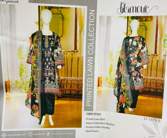 Glamour Printed Lawn