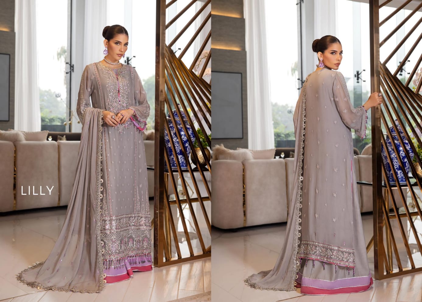 Afsaneh Luxury Pure Bamber Chiffon Collection