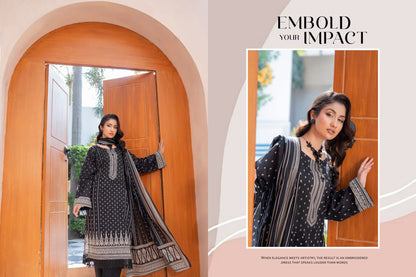 Bin Naeem DIGITAL PRINTED LAWN platinum