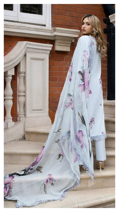 ALZOHAIB SUNSHINE BLOOM England Stories Embroidered Lawn