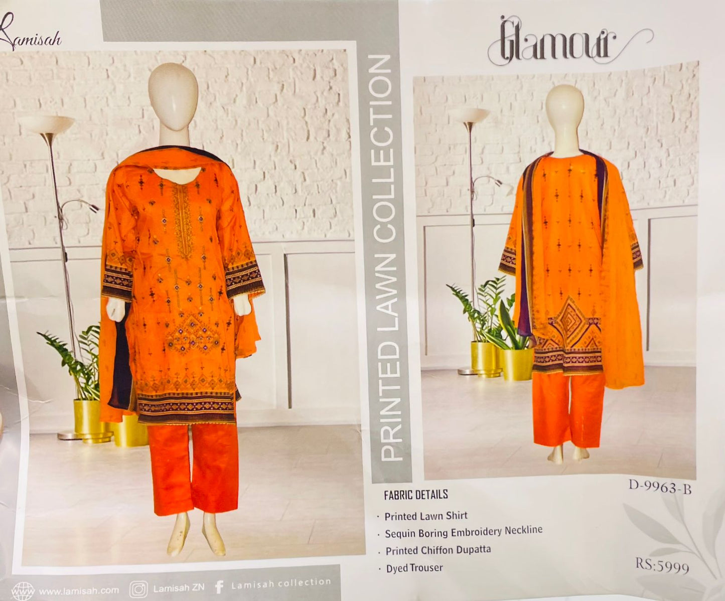 Glamour Printed Lawn