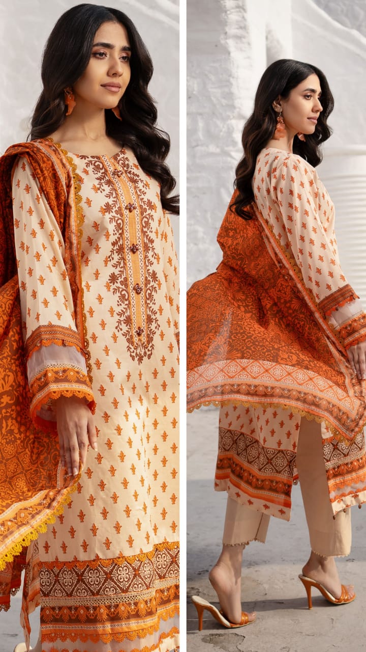 Colors Digital Printed Lawn
