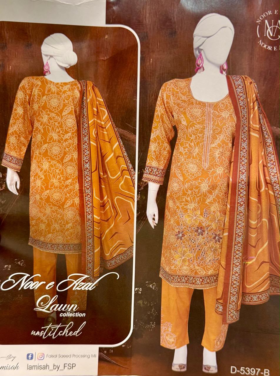 Noor e Azal Lawn 2026 Collection