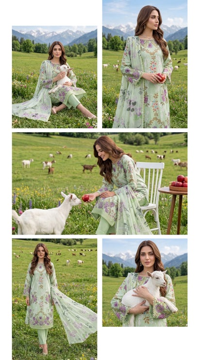 COLORS DIGITAL PRINTED LAWN CHIFFON DUPATTA EDITION