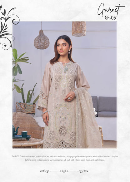 AYZEL GUZEL  FORMAL 3 PIECE Stitched Collection