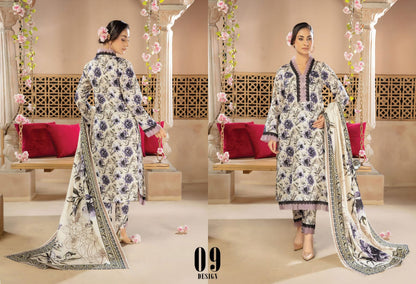 Orchid BiN Naeem Bana Dora Luxury Lawn