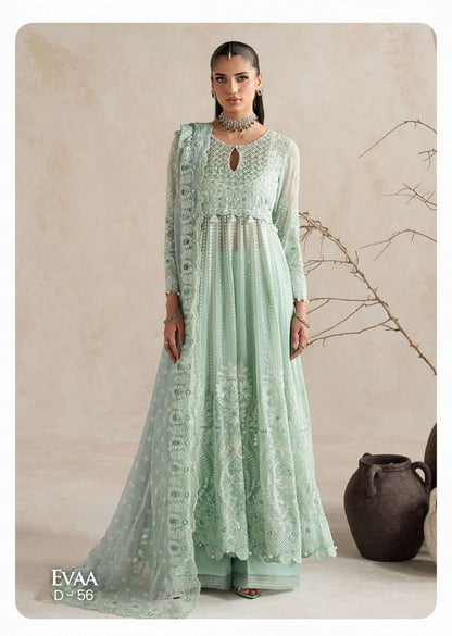 Gulaal Unstitched Embroidered Chiffon