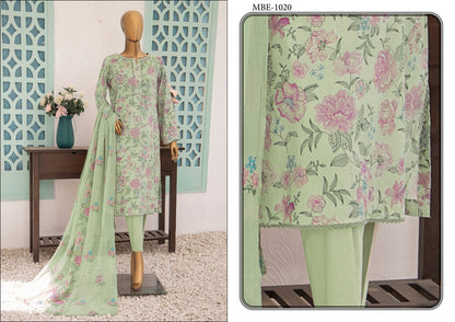 Mother's Embroidered Bamber Chiffon Dupatta