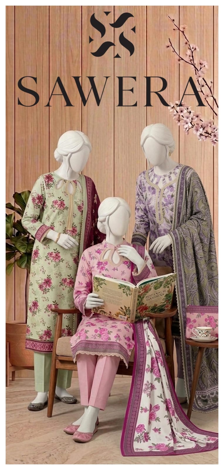 RANG-E-BAHAR Digital Printed Lawn 3 Piece Collection Vol-1 2026