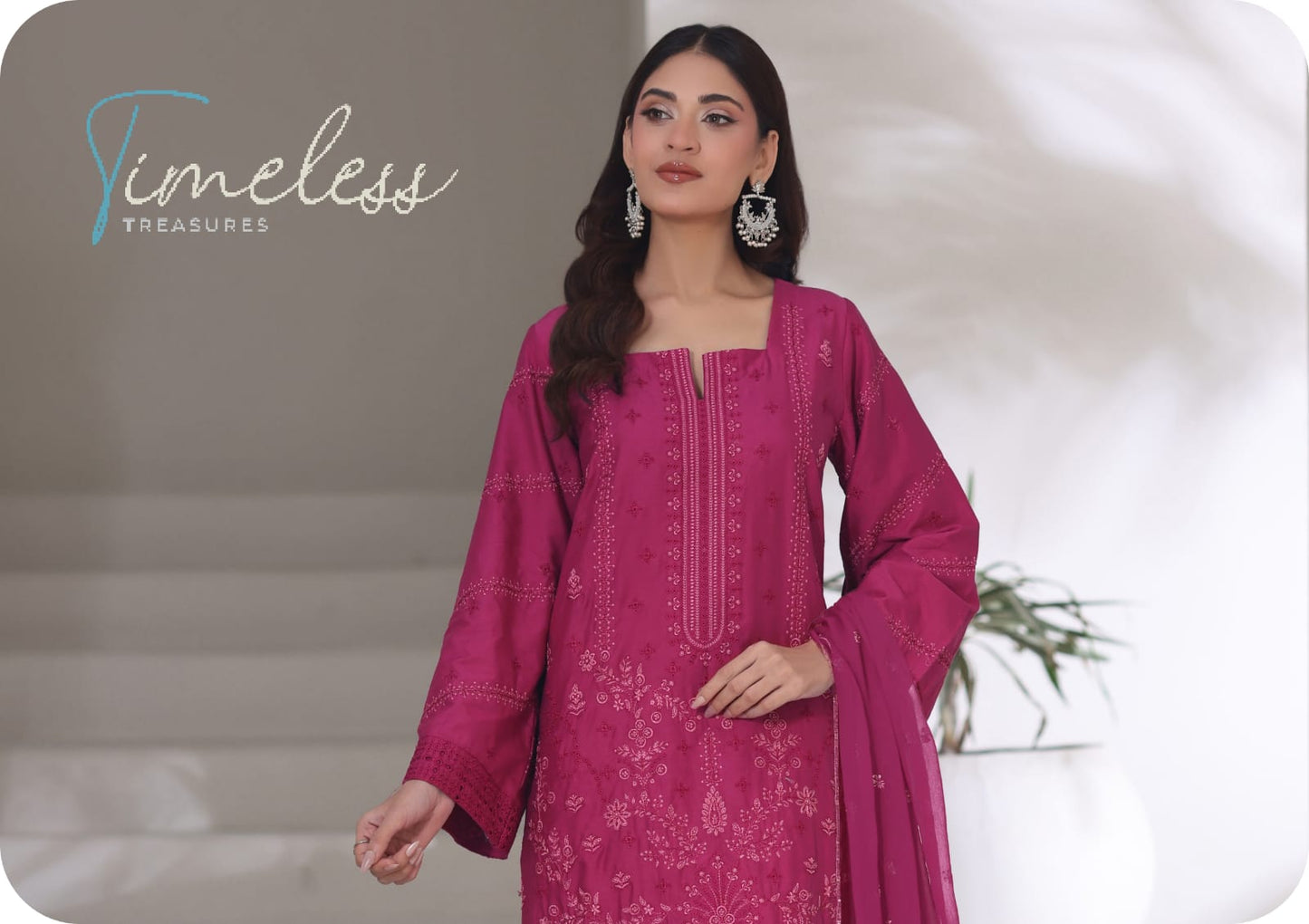 T.PARISHAY Embroidered 3 Piece Lawn EID Collection