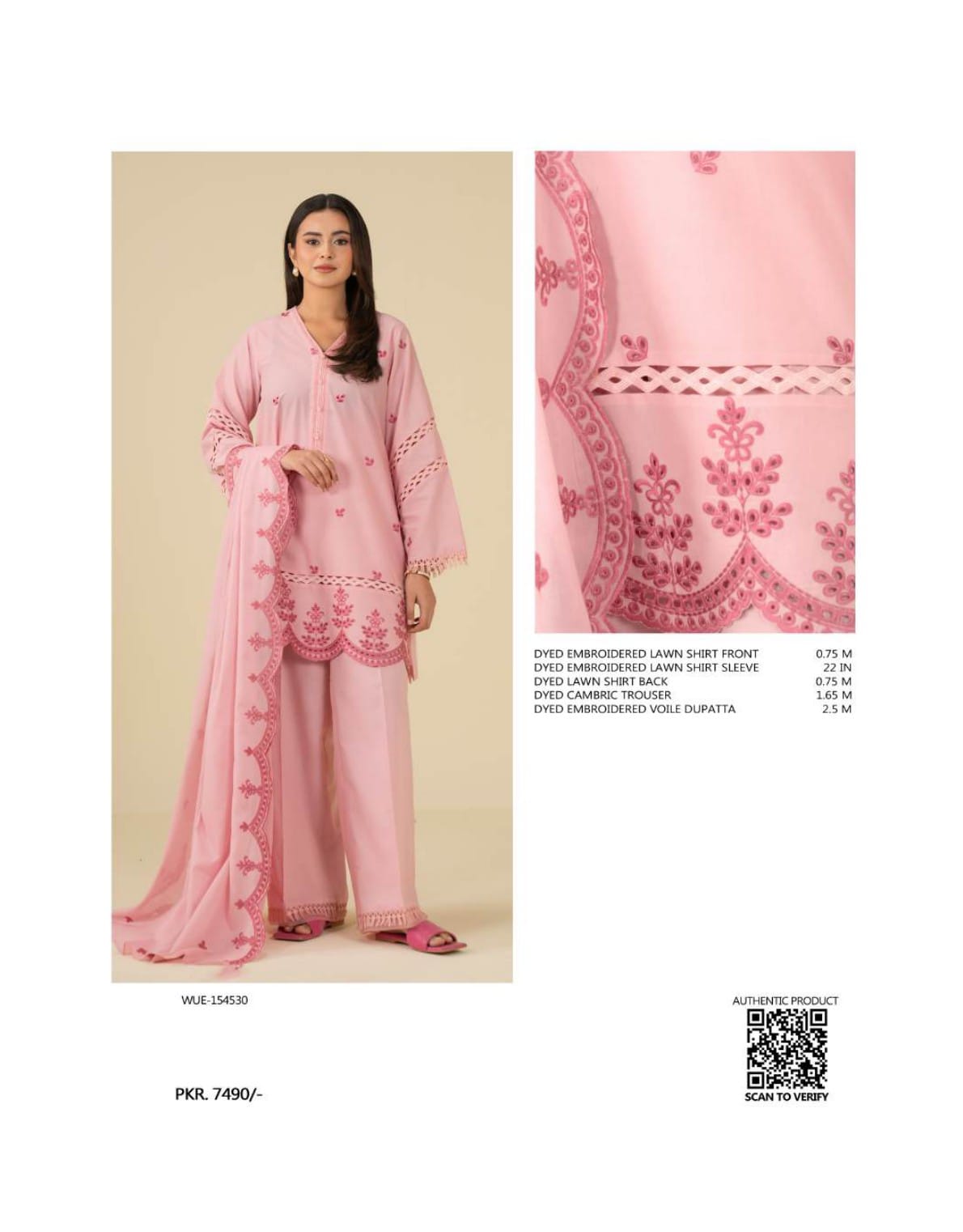 BEENA BY BEYOND EAST Embroidered Unstiched 3 Pcs Lawn Collection