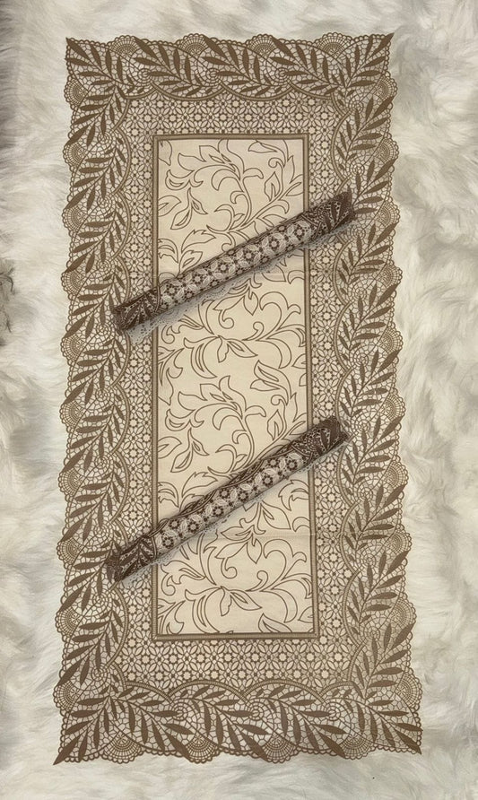 3 PCs Center Table Runner & Mats Set