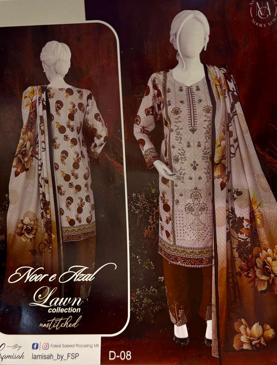 Noor e Azal Lawn 2026 Collection