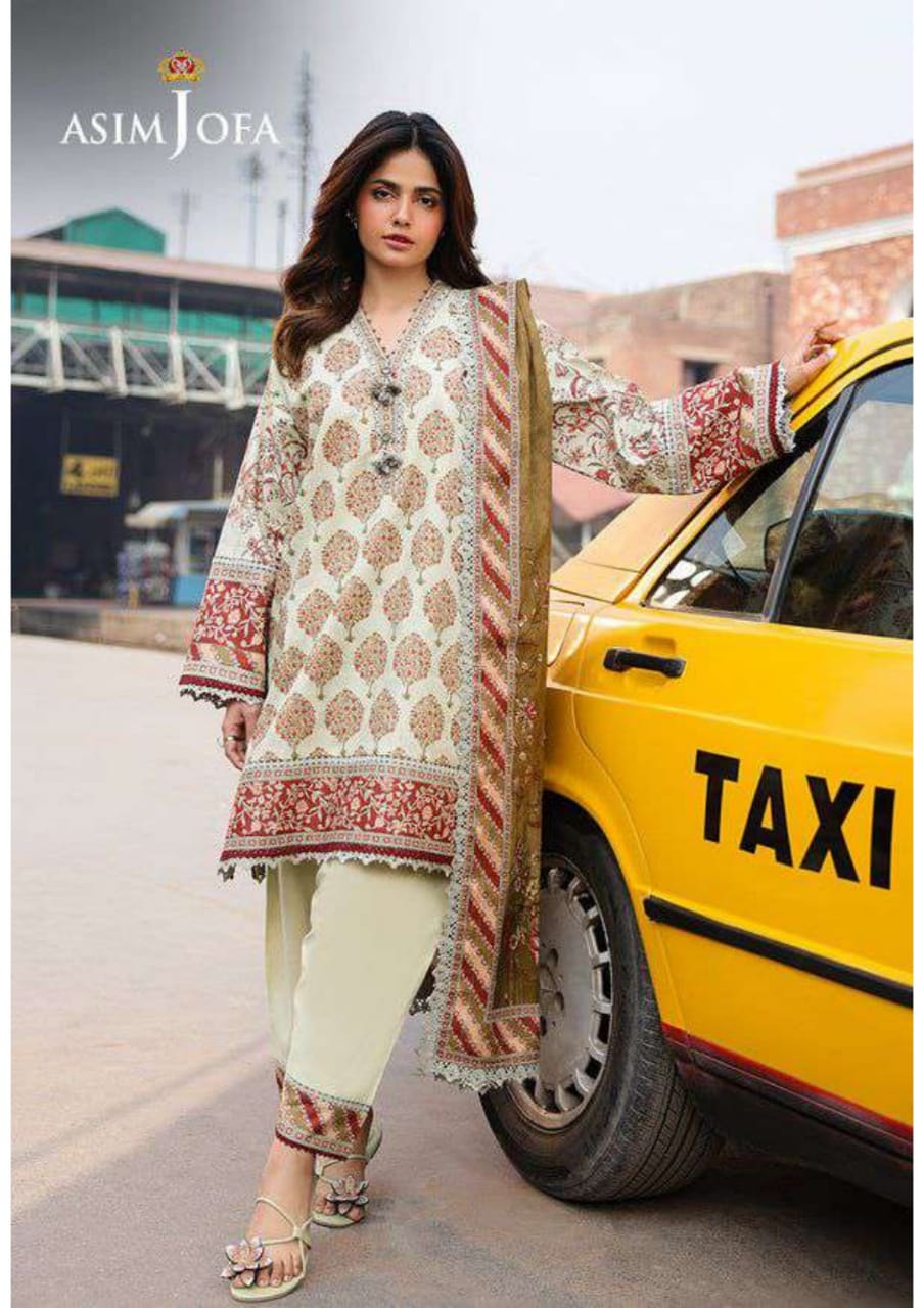 ASIM JOFA Printed Lawn Combined