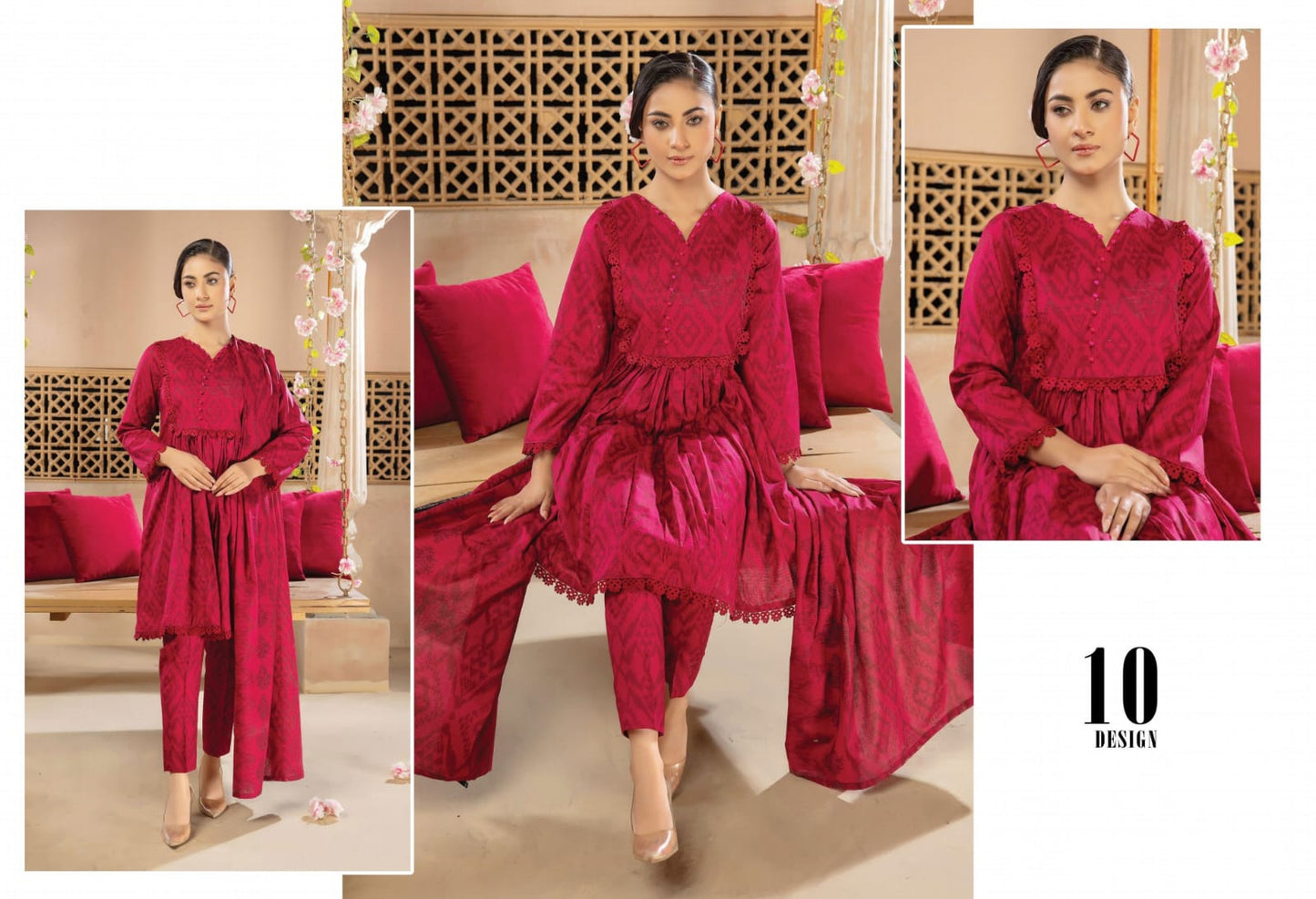 Orchid BiN Naeem Bana Dora Luxury Lawn