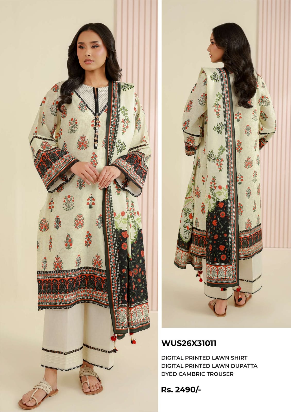 ZELLBURY LAWN Printed 3 PIECE Collection VOL-6 2026