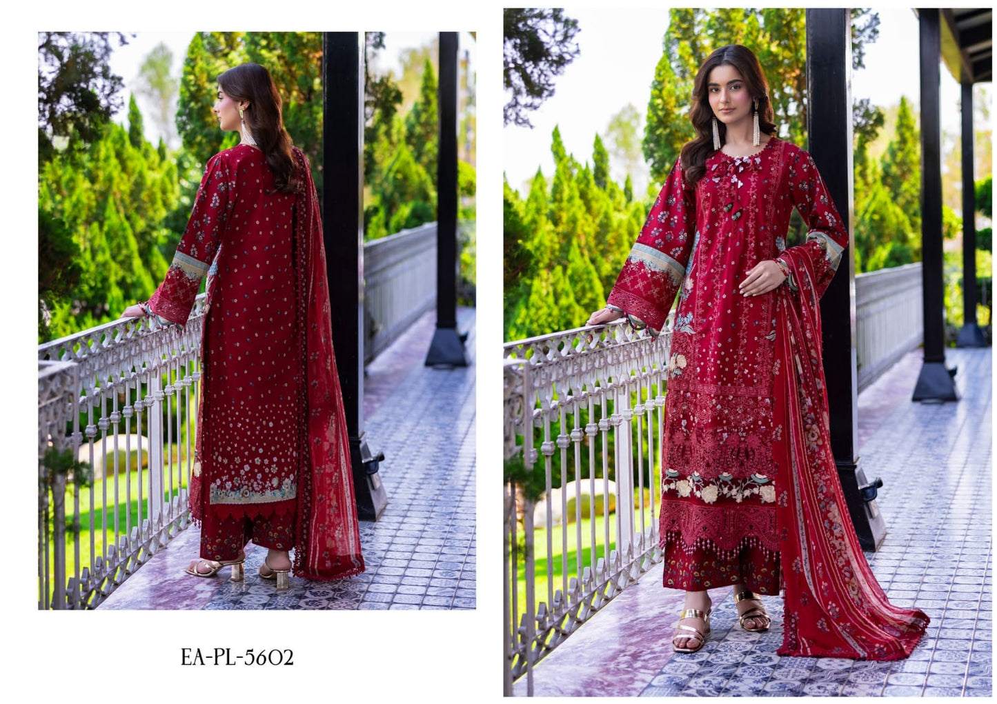 ESHAISHA PRINTED LAWN EMBROIDERED COLLECTION VOL-3