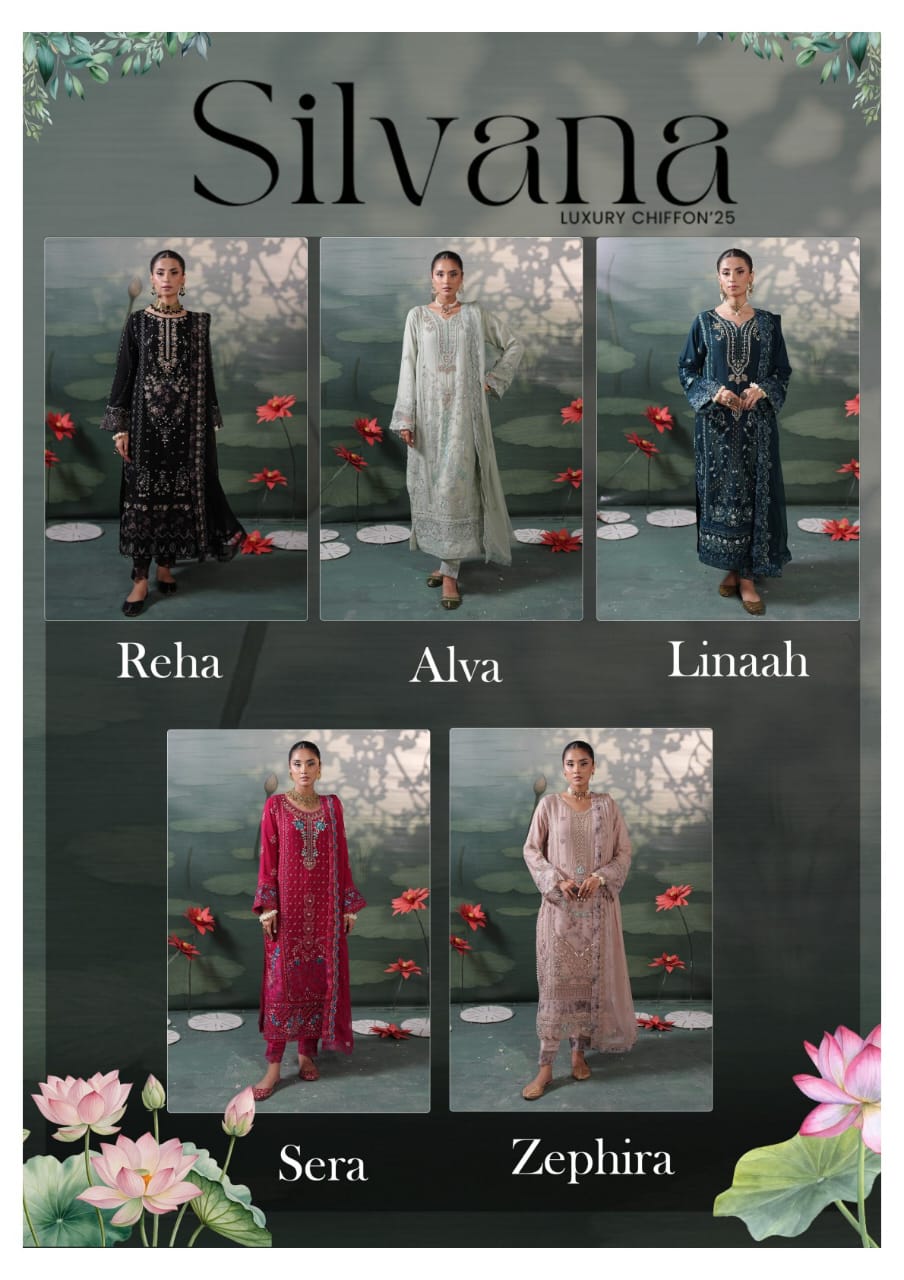 SILVANA GUZEL Ready To Wear  FORMAL 3 PIECE Stitched Collection