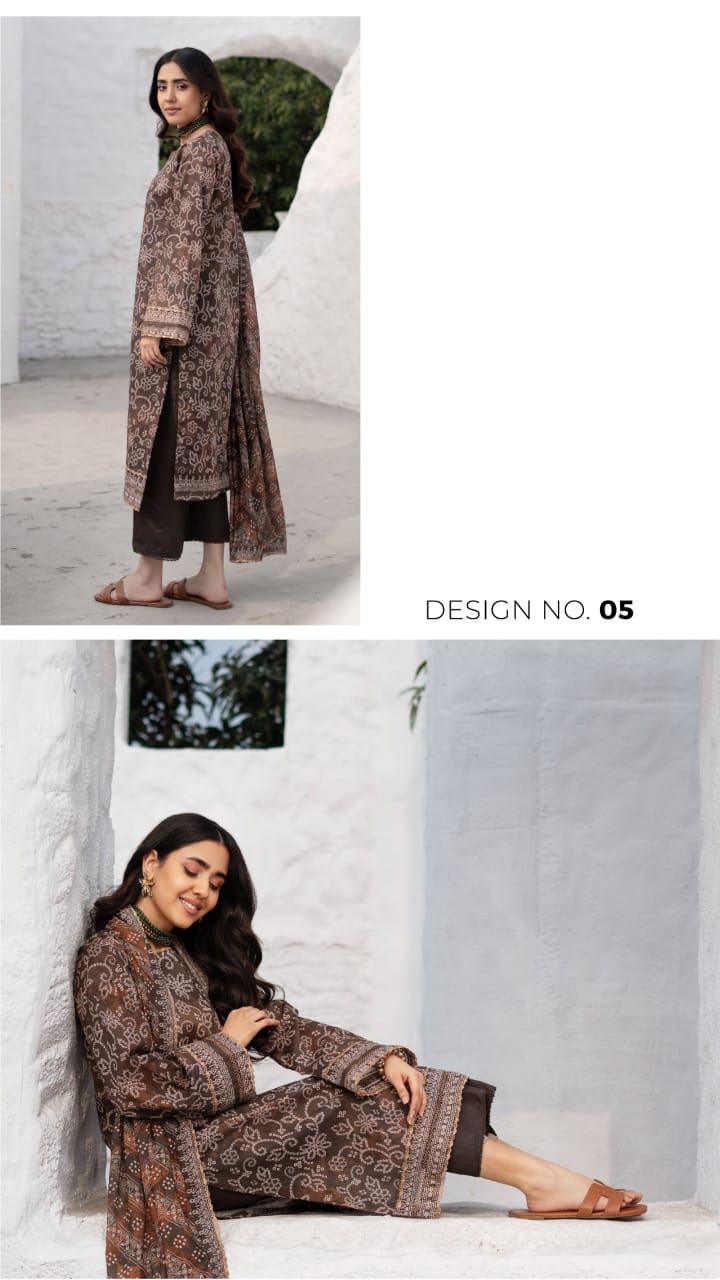 Colors Digital Printed Lawn