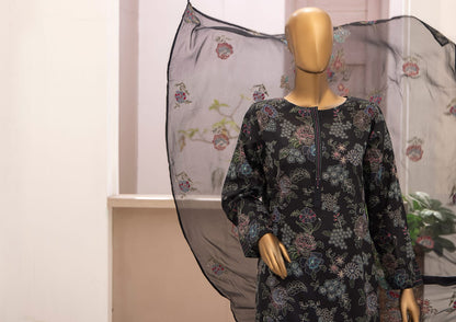 Mother's Embroidered Bamber Chiffon Dupatta