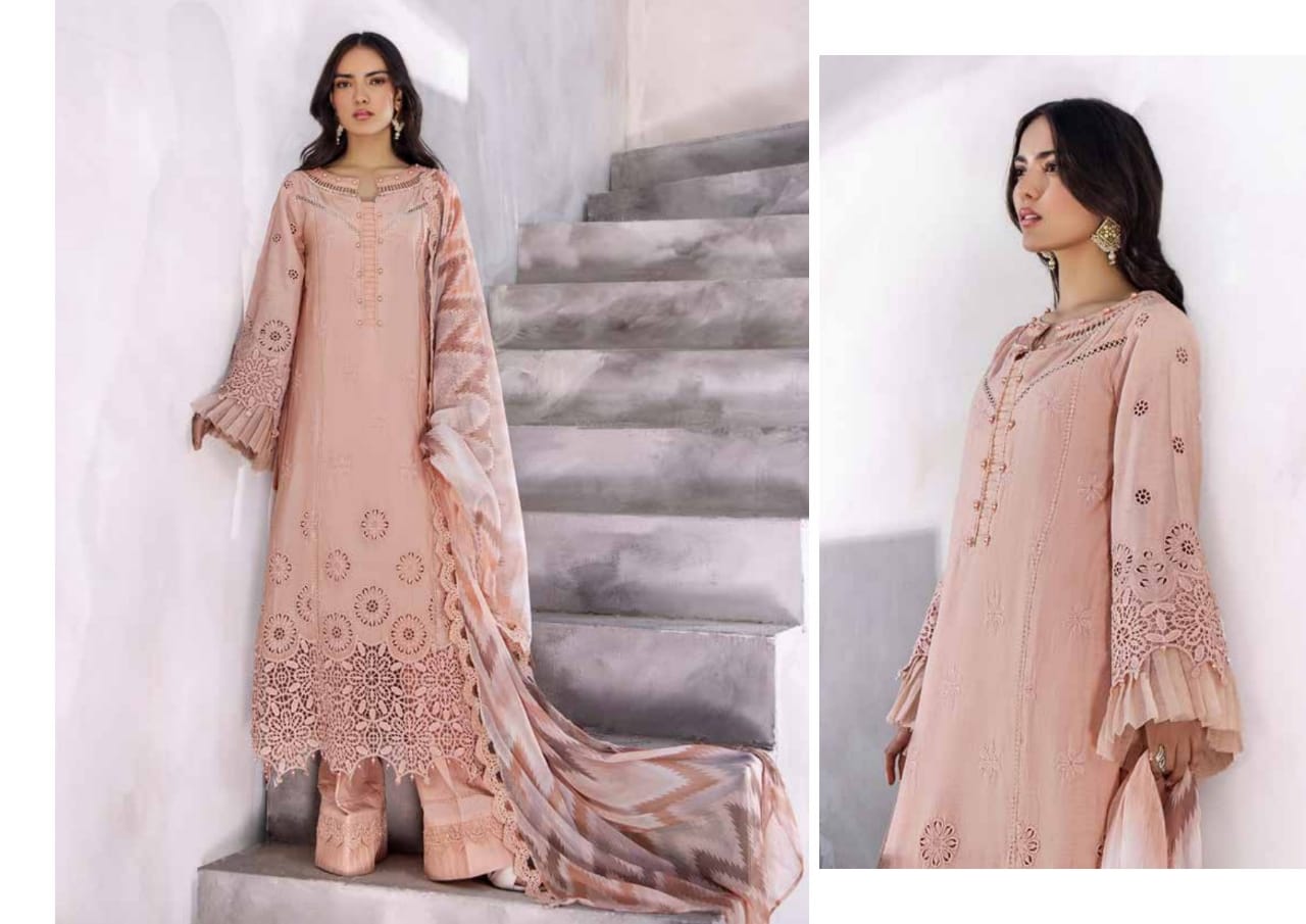 Adan's Lasserkari Unstitched Lawn'25