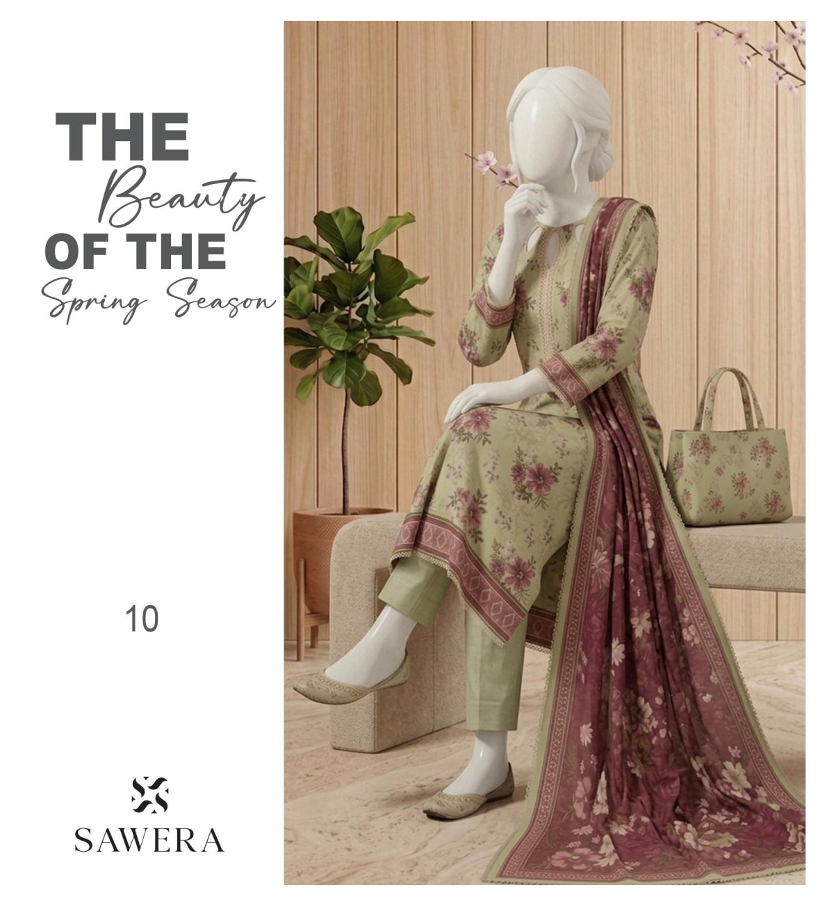 RANG-E-BAHAR Digital Printed Lawn 3 Piece Collection Vol-1 2026
