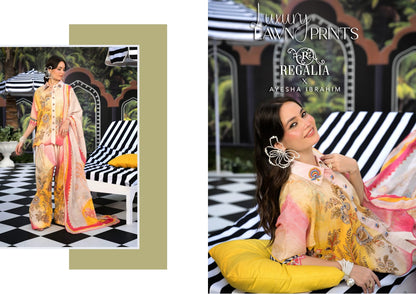 AYESHA IBRAHIM LUXURY LAWN PRINTS