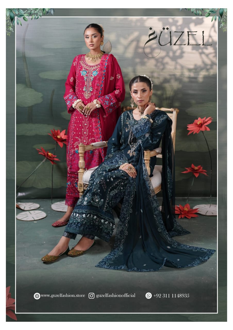 SILVANA GUZEL Ready To Wear  FORMAL 3 PIECE Stitched Collection