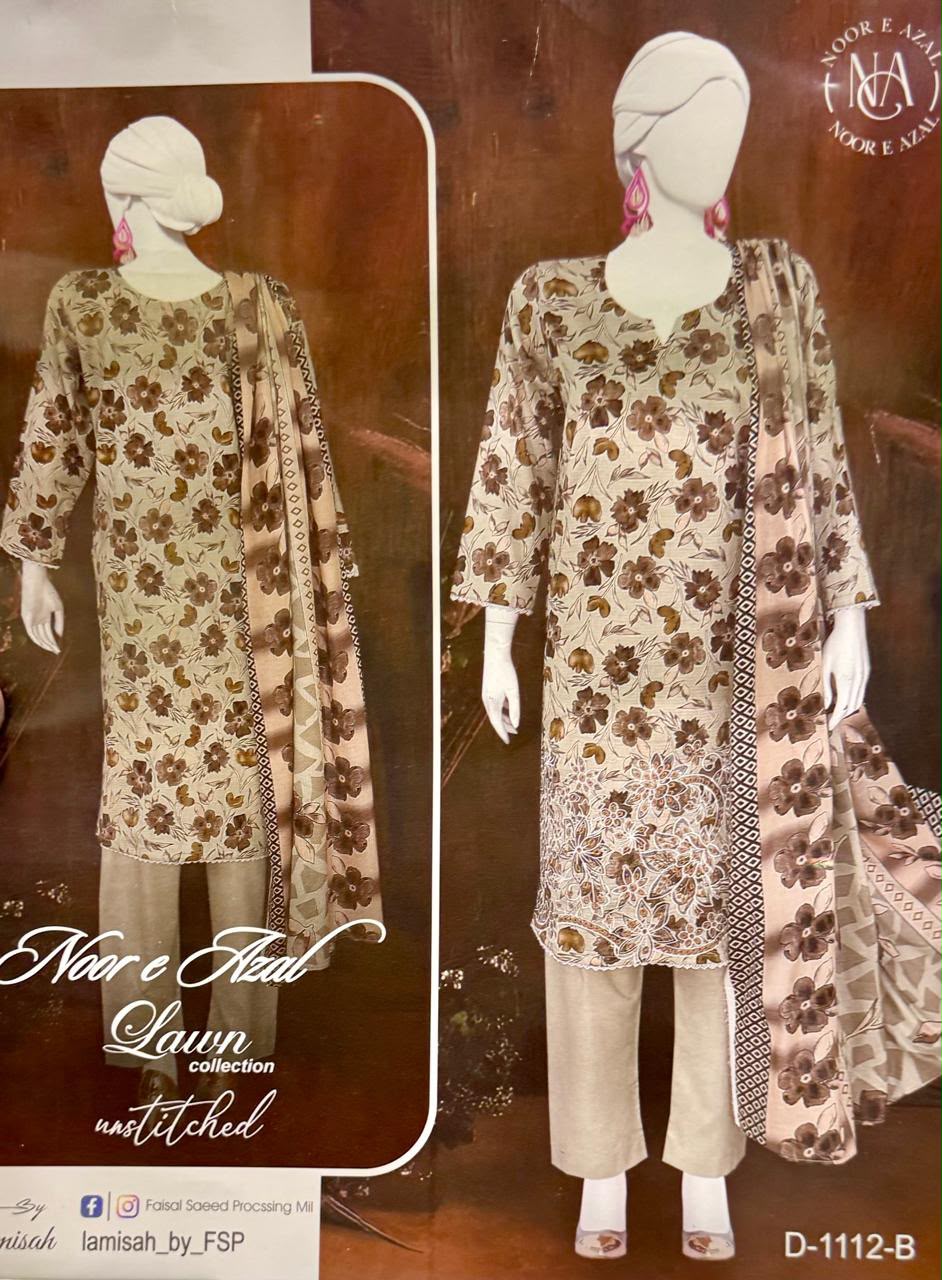 Noor e Azal Lawn 2026 Collection