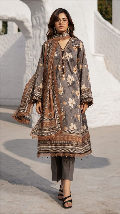 Colors Digital Printed Lawn
