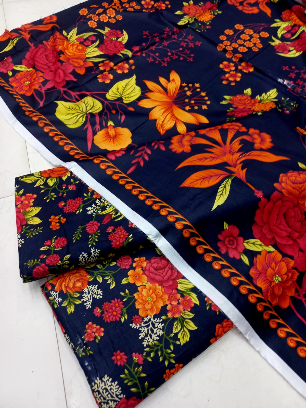 Mix Brand 3 Pcs Printed Cotton