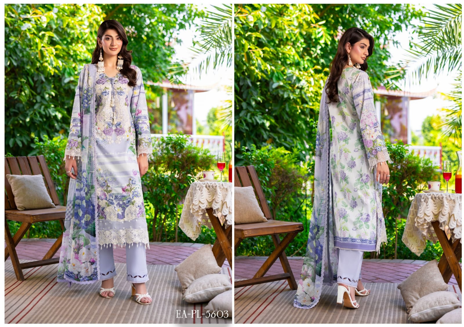 ESHAISHA PRINTED LAWN EMBROIDERED COLLECTION VOL-3