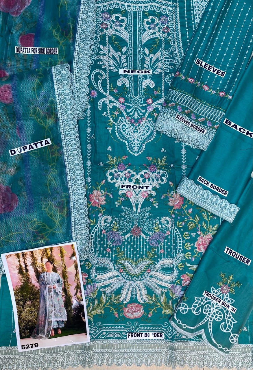 SOBIA NAZIR CHIKANKARI LAWN COTTON NET