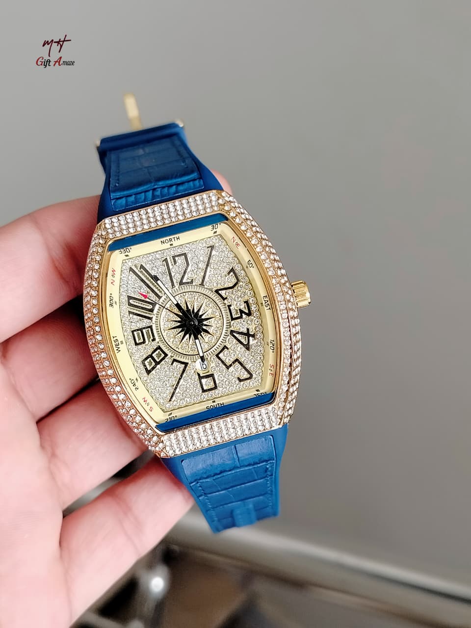 Franc Muller Full Stone Watch