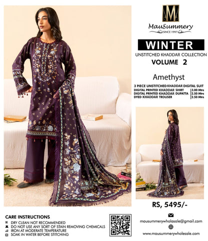 MAUSUMMERY Digital Printed KHADDAR Collection