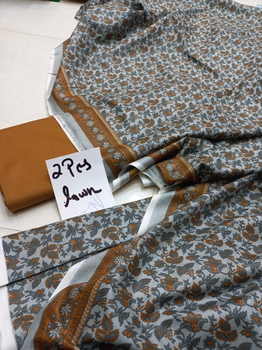 Al-Karam Kasturi 2 Pcs Suit