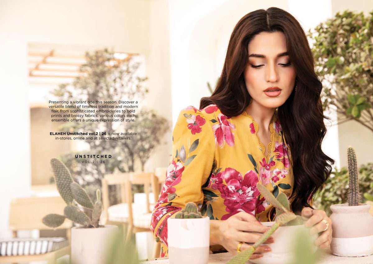 MARIA-B MBASIC ELAHÈH DIGITAL PRINTED LAWN COLLECTION