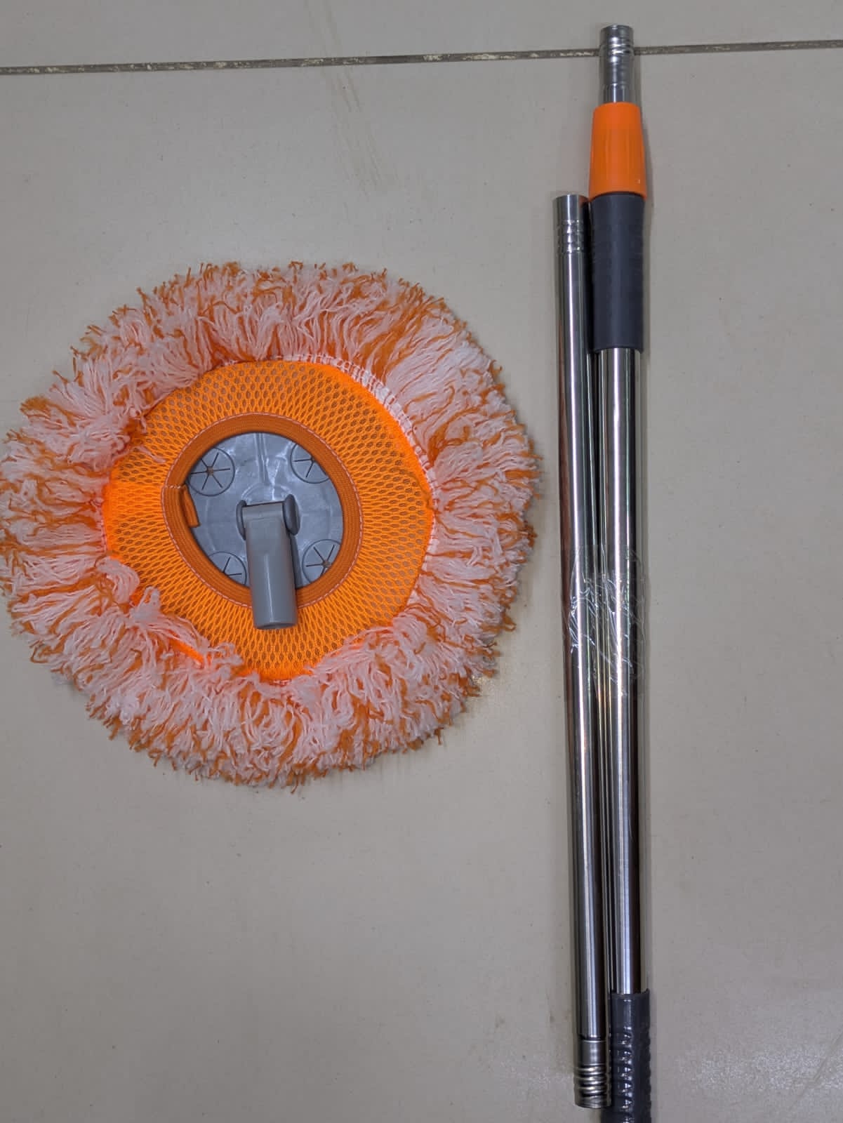 Orange Cleaning Mop
