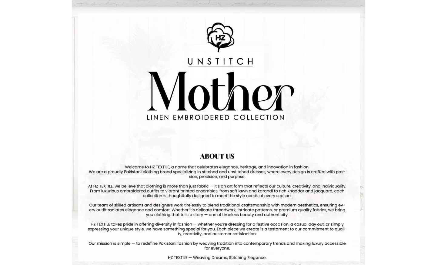 HZ Mother Linen