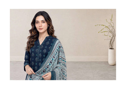 MELIAN Tawakkal Rotary Printed Lawn 3 Pcs Collection 2026