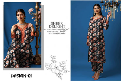 2 PIECE  BLOOM By SOBIA WASEEM