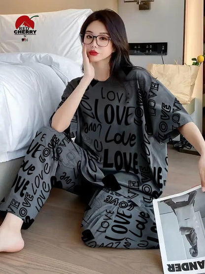 Printed Night Suit
