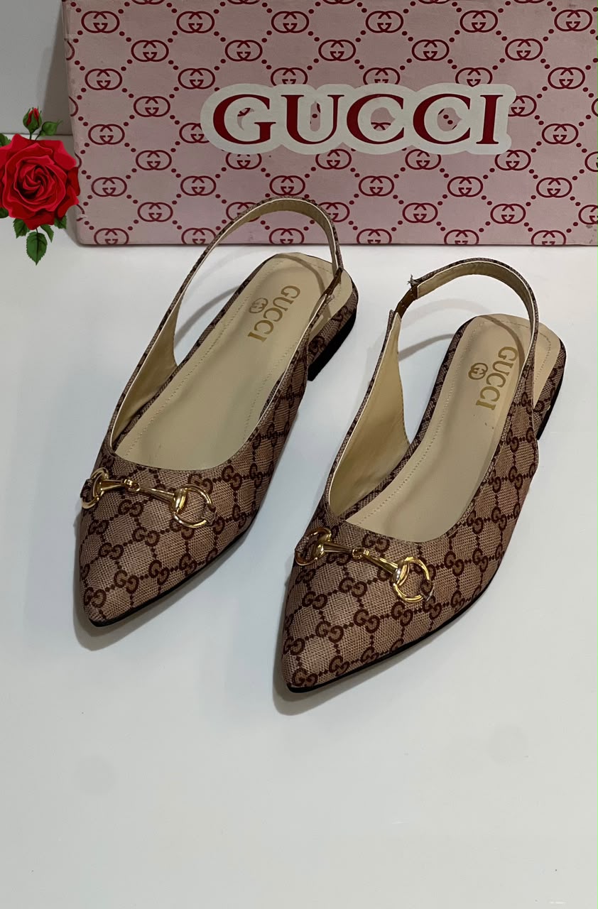 Gucci Chain Flat pumps