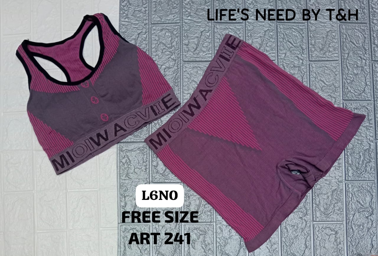 Sports Bra with boxer