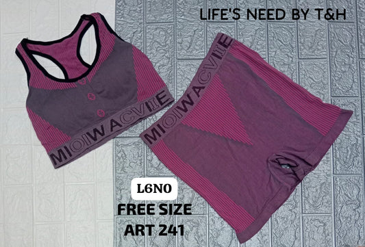 Sports Bra with boxer