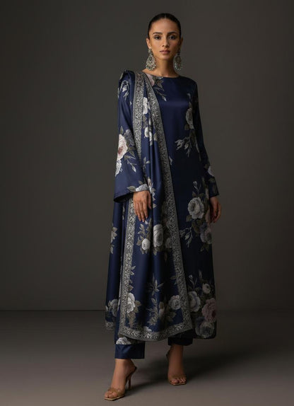 Suha By Zainab Chottani Digital Printed Silk Co-Ords Print