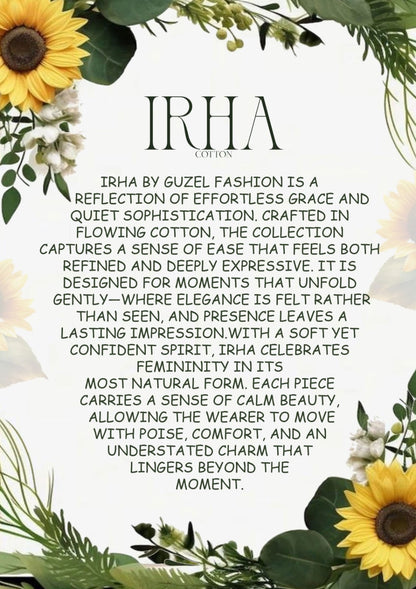 IRHA  GUZEL  Luxury Cotton 3 Pc Stitched Collection