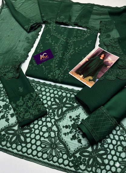 Azure Chiffon Embroidered Collection