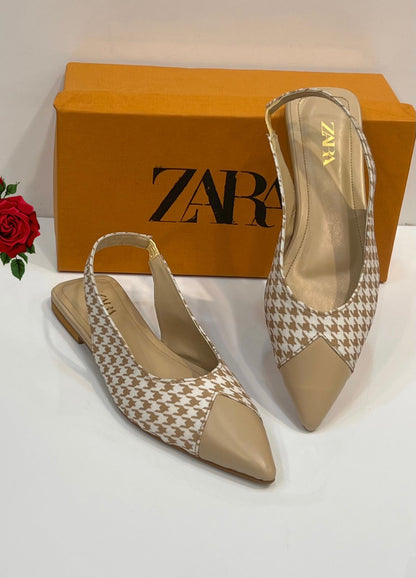 Zara flat pumps