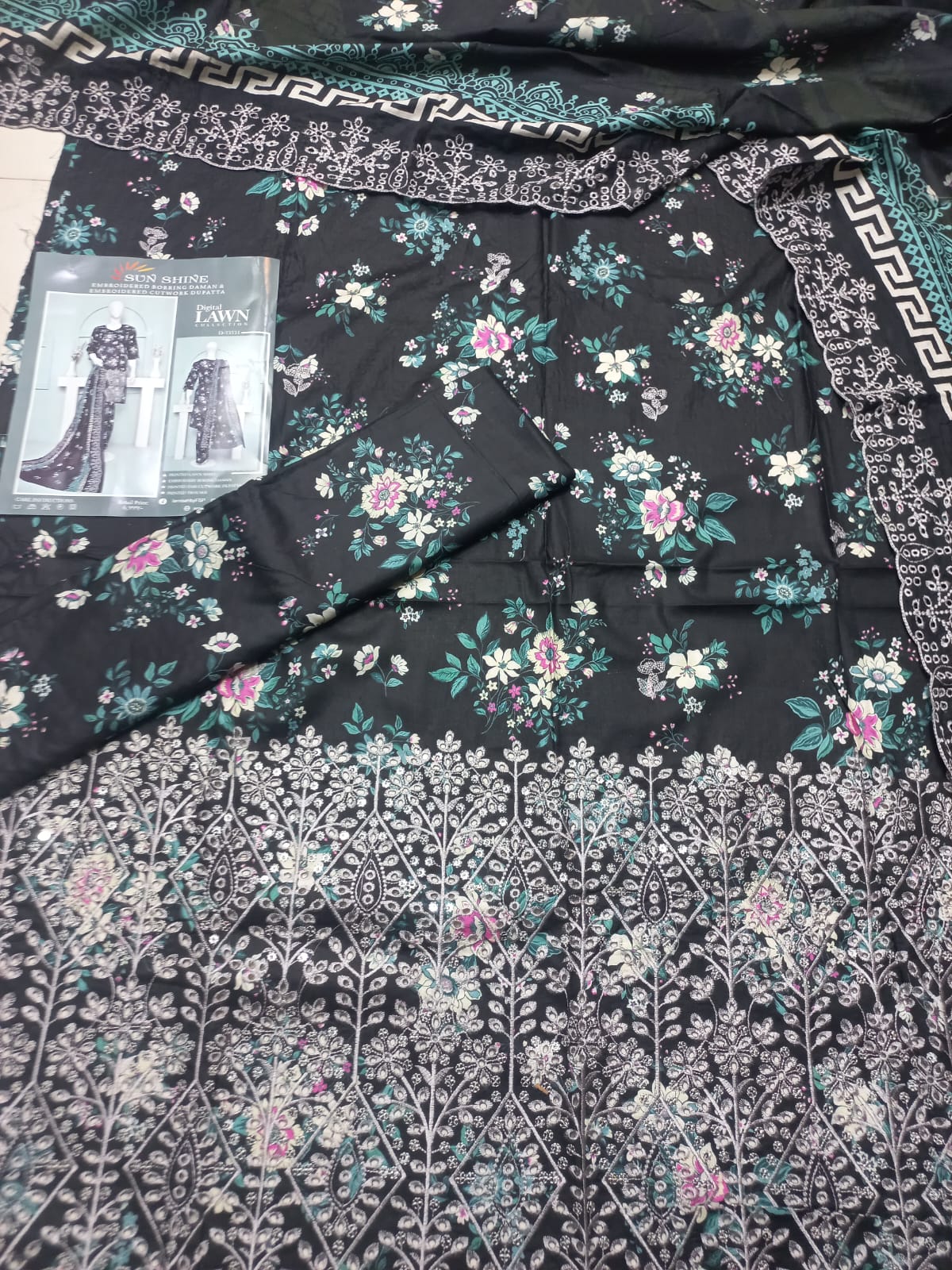 Sun Shine Lawn Embroidery